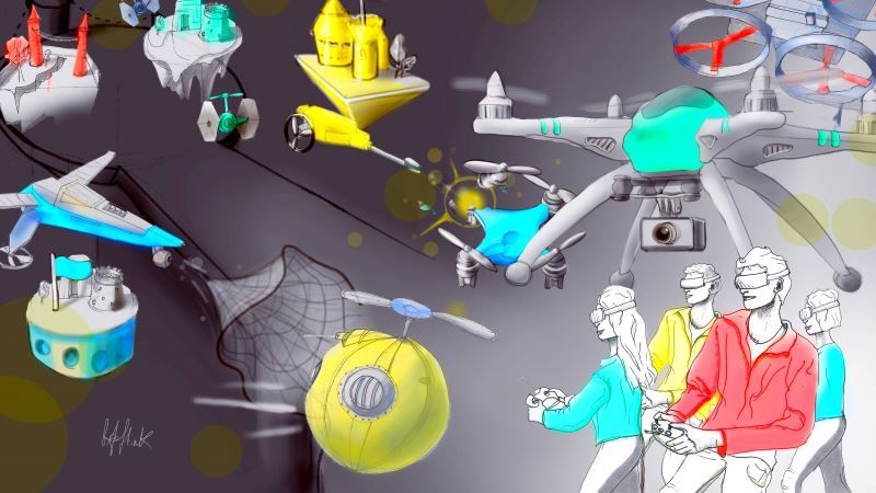 drone clash combattimenti tra droni