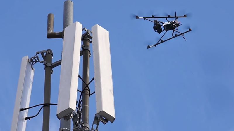 ricaricare i droni via wireless