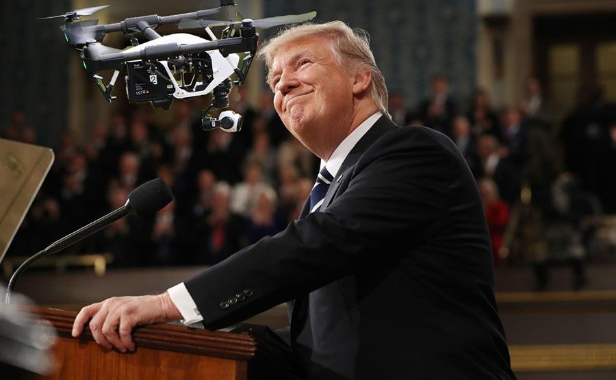 immagine di trump