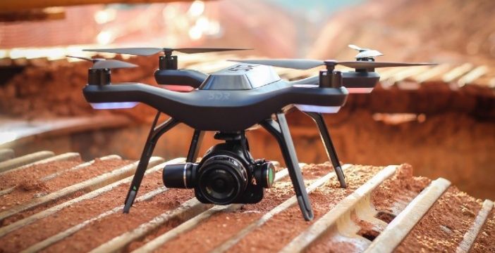 immagine di drone 3dr solo sitescan