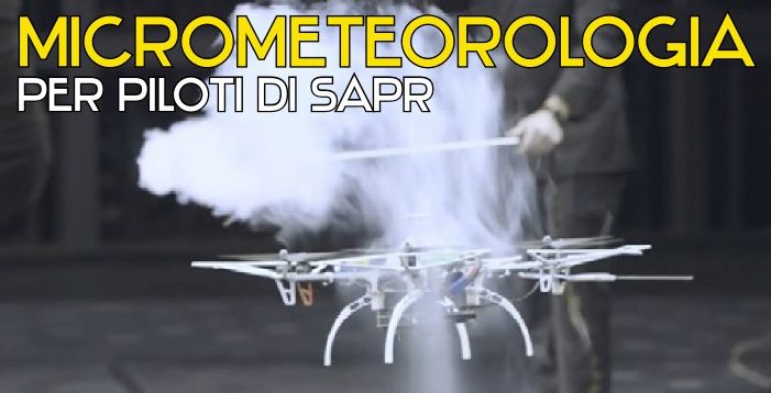 immagine di droni e micro meteo per sapr