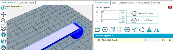 repetier-host-oggetto-ruotato