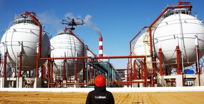 immagine di italdrone sapr ispezioni industriali