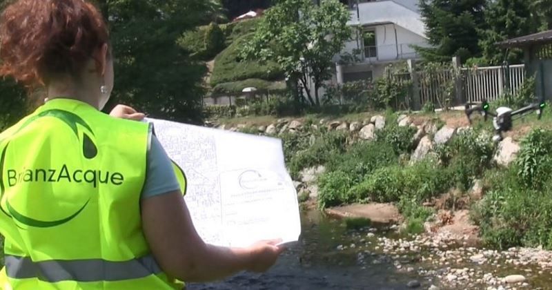 droni monitorare scarichi inquinanti fiume seveso e certesa