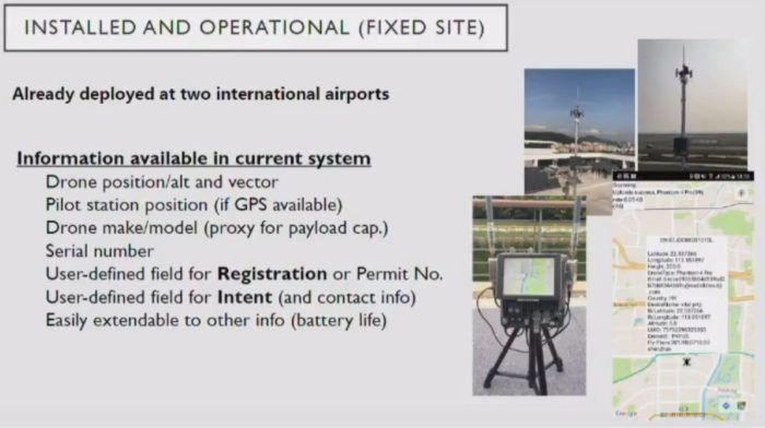 immagine di dji testing utm system airport