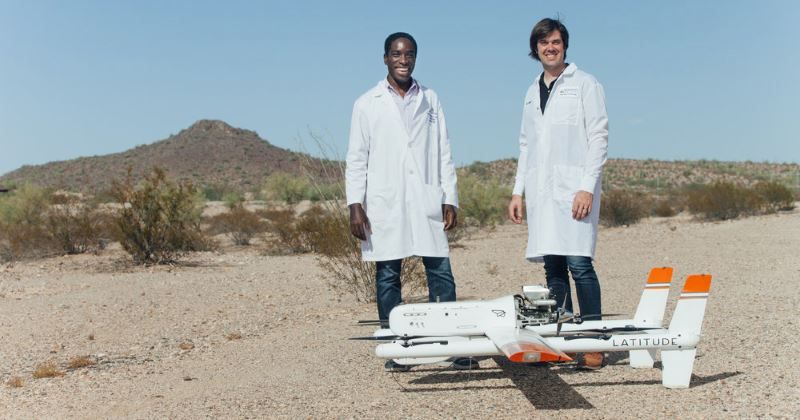 drone trasporto sangue arizona 161 miglia