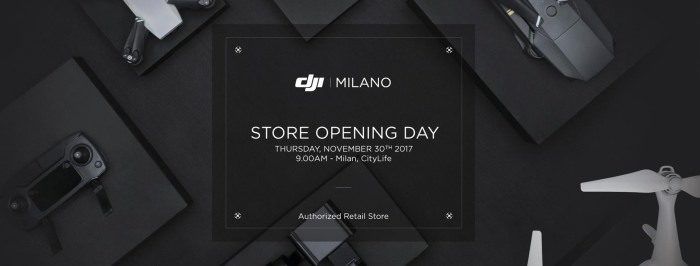 immagine di Dji StoreMilano InaugurazioneInvito.301117