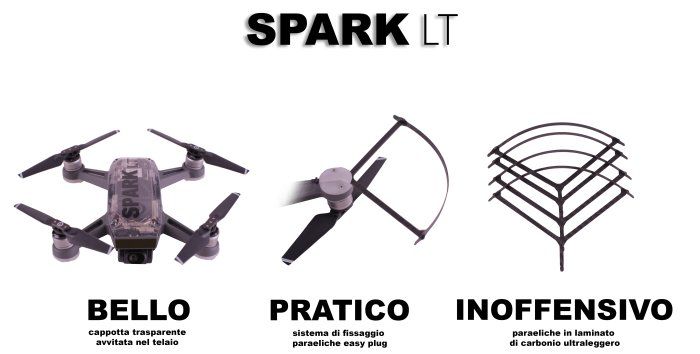 immagine di drone dji spark inoffensivo ENAC woopstore