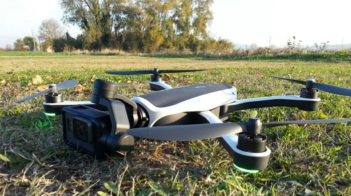 immagine di drone karma a terra