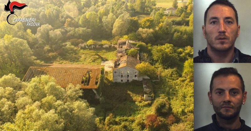 drone scopre marijuana San Pietro in Gu