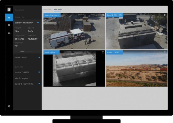 immagine di missione gestita dji flighthub