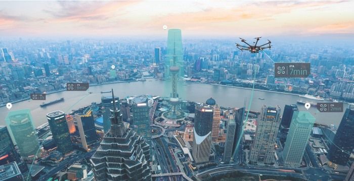 immagine di here maps drones