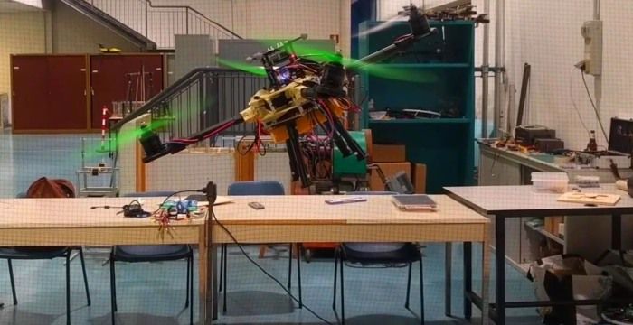 drone con braccia inclinabili progetto politecnico milano