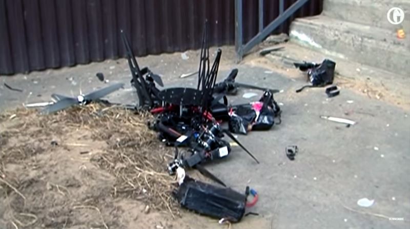 drone consegne russo cade al primo volo