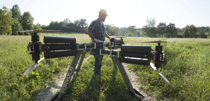 immagine di drone forvola tecnology hub