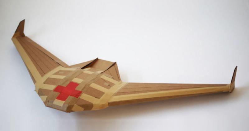 drone militare di cartone usa e getta