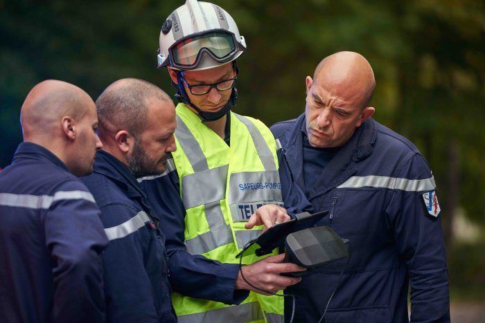 immagine di drone parrot bebop pro thermal con app freeflight