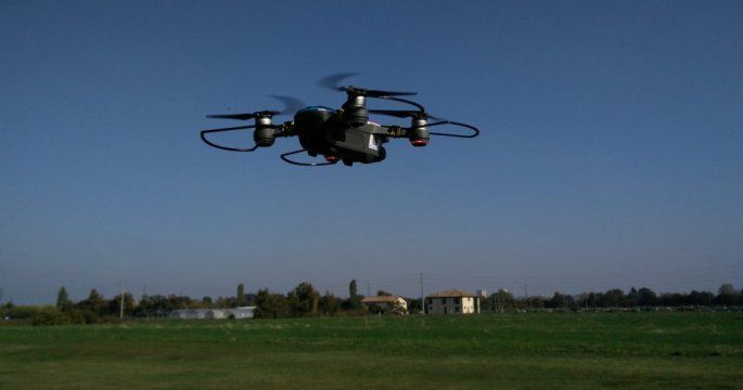 immagine di drone trecentino lavoro aereo ambito urbano