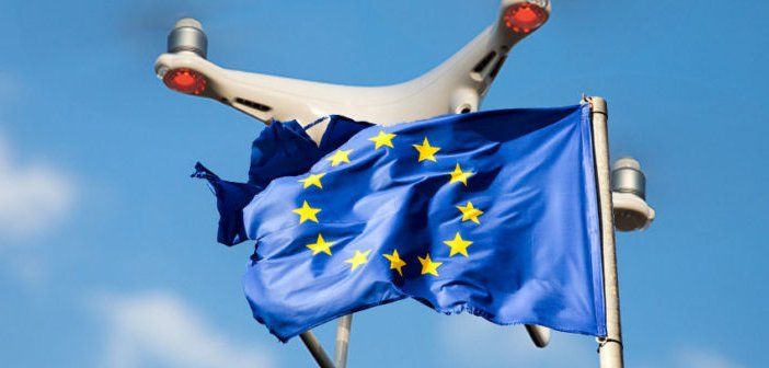 immagine di regole europe droni parlamento