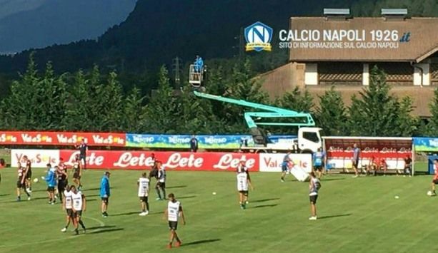 immagine di dimaro napoli calcio gru