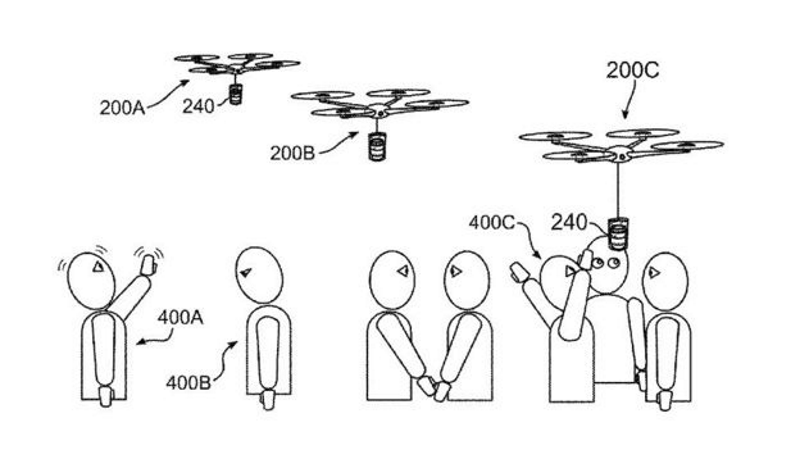 ibm drone porta caffe