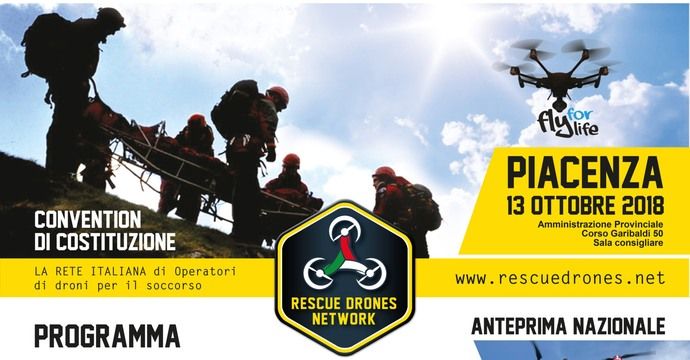 immagine di drone rescue evento