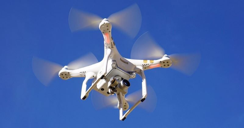 drone alimentato da microonde