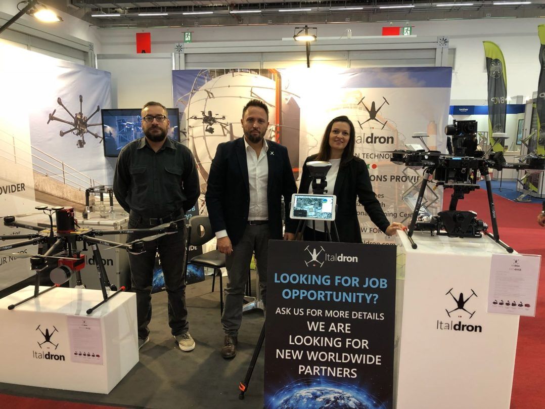 immagine di italdron staff a intergeo