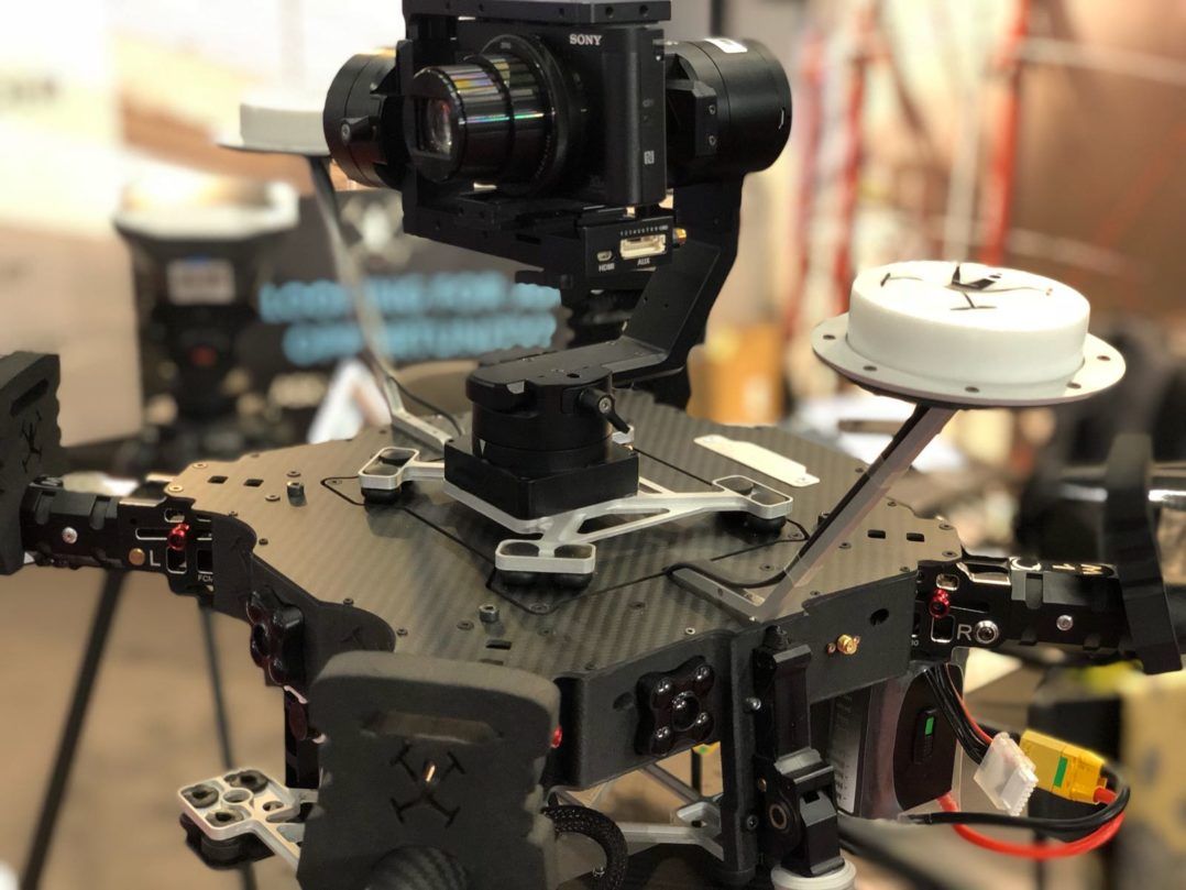 immagine di sensore testa drone