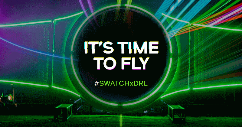 swatch sponsor della drone racing league