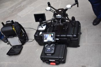 immagine di drone con thermocamera eagleskylight