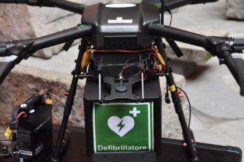 immagine di drone defribillatore eagleskylight