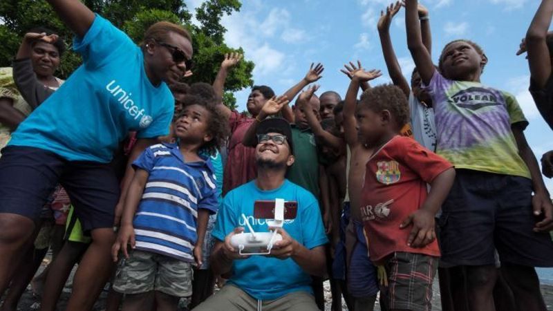 unicef trasporto vaccini via drone vanuatu