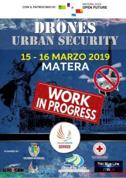 immagine di drones urban security matera 2019