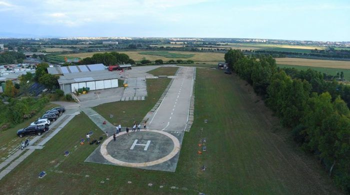 immagine di elisupercifie magliana drone