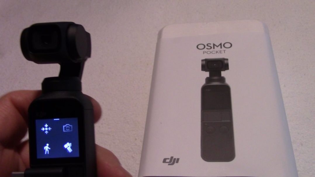 immagine di uso del display lcd osmo