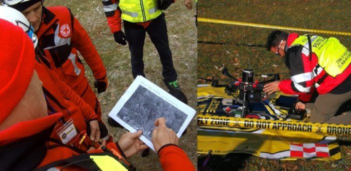 immagine di operatori rescue drone network