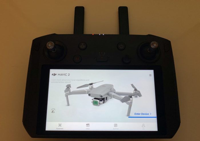 immagine di schermo da 5 5 pollici dji smart controller