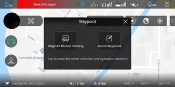 immagine di app waypoint drone zino