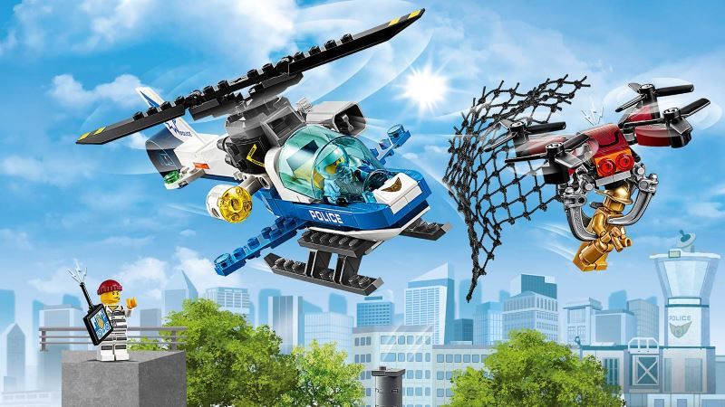 lego city polizia aerea anti drone