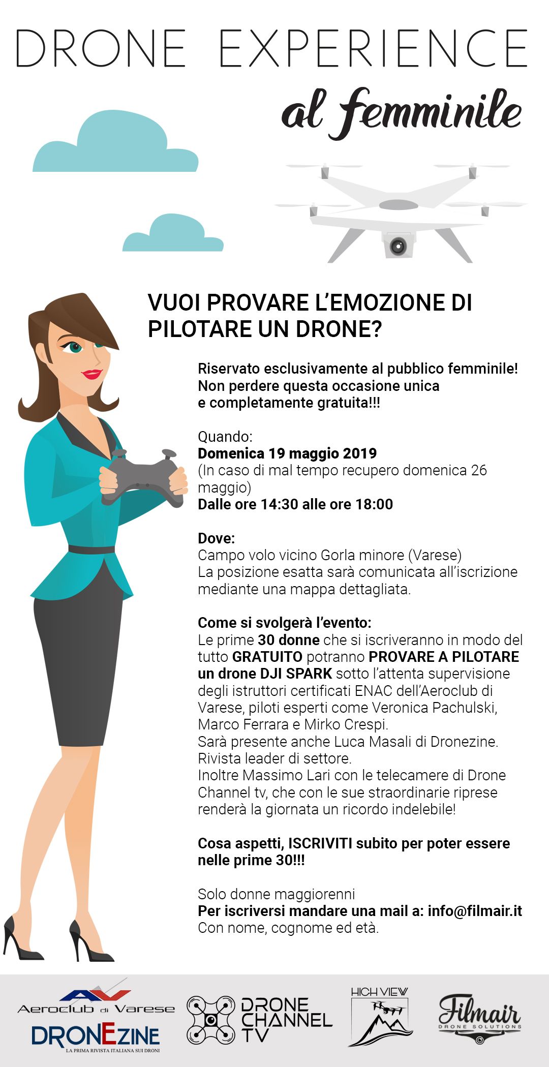 immagine di Drone experience invito copia