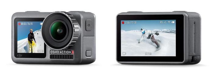 immagine di dji osmo action doppio display