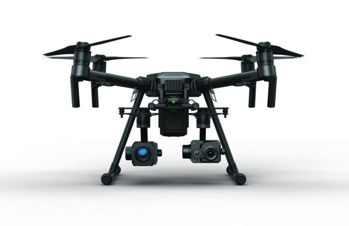 immagine di drone matrice 210 con termocamera flir