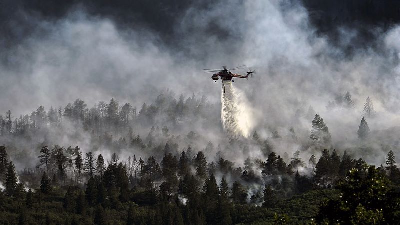 drone blocca spegnimento incendio usa