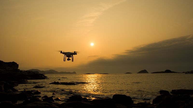 droni guardia costiera inglese per la manica