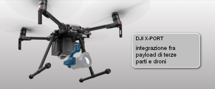 immagine di dji x port payload dji rendering