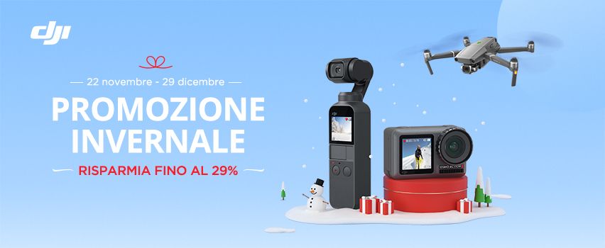 immagine di promozione black friday dji store