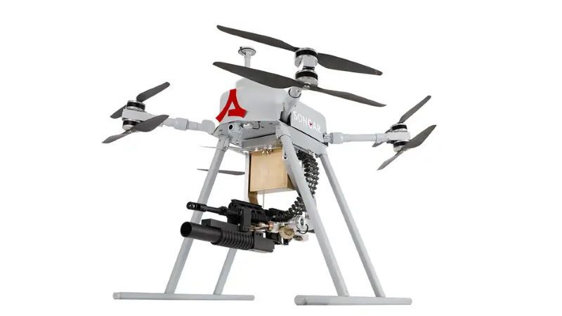 songar drone mitragliatore