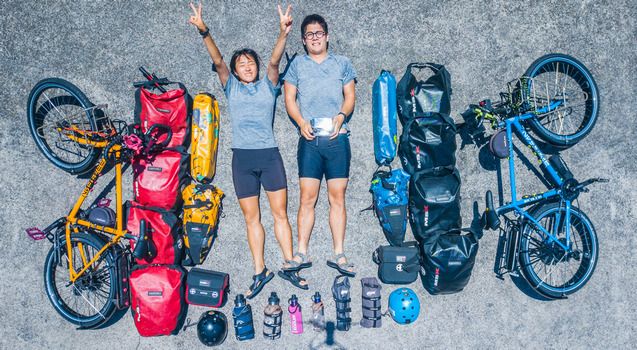 immagine di DJI 0054 drone ciclo turista