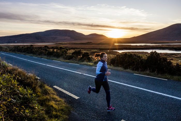 immagine di DJI 0208 running in irlanda foto da drone